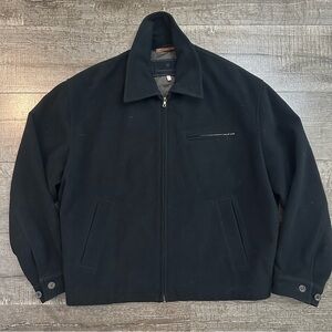 Ermenegildo Zegna Black Pea Coat